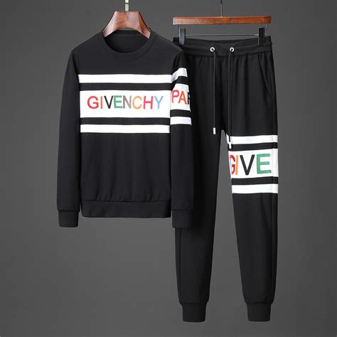 givenchy mens tracksuit|Givenchy tracksuit men's black.